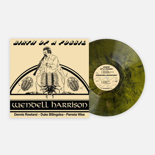 HARRISON, WENDELL / BIRTH OF A FOSSIL – 180 GRAM VMP LEMON BLACK GALAXY LP
